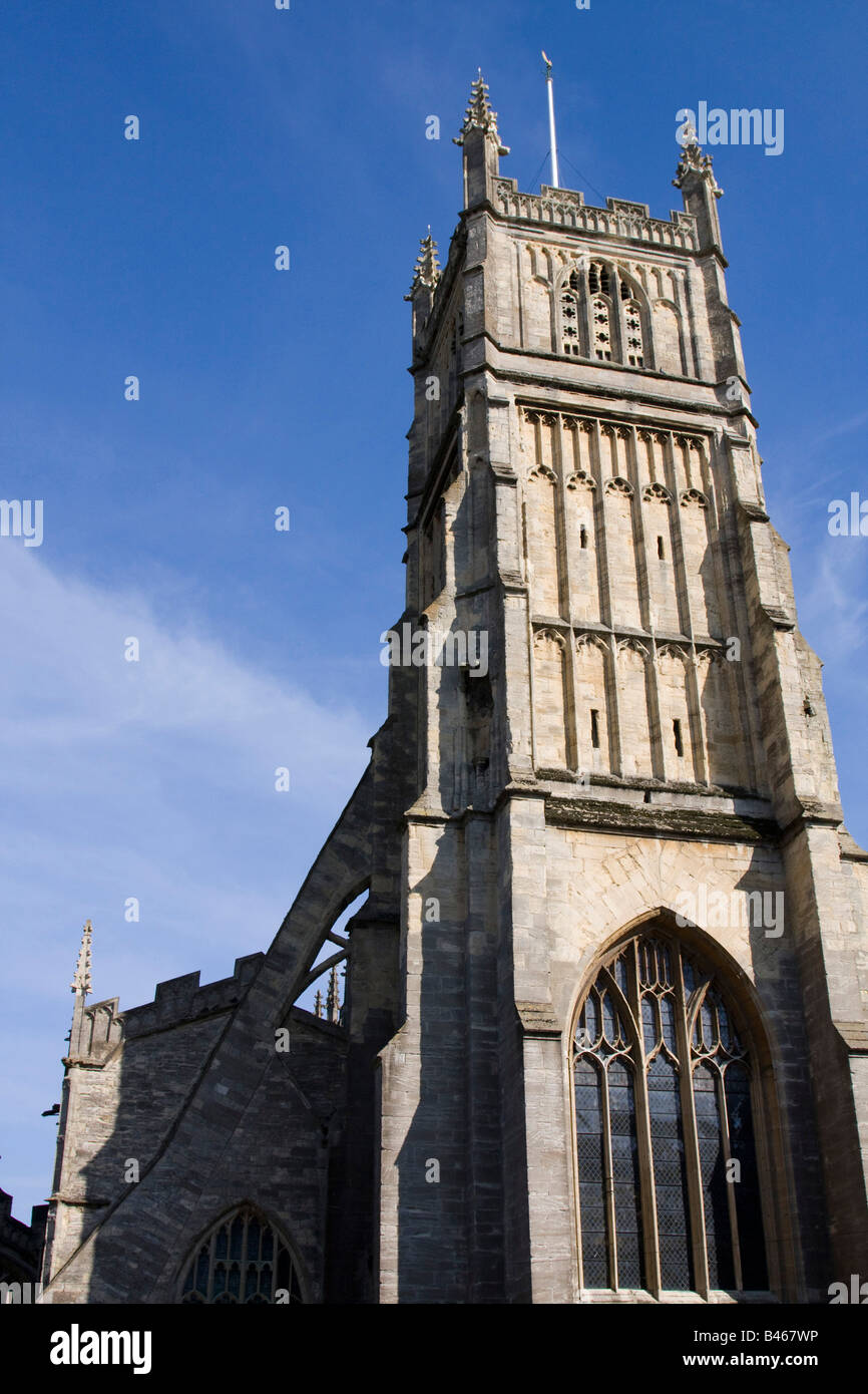 Cirencester town centre minster church market town gloucestershire england uk gb Stock Photo