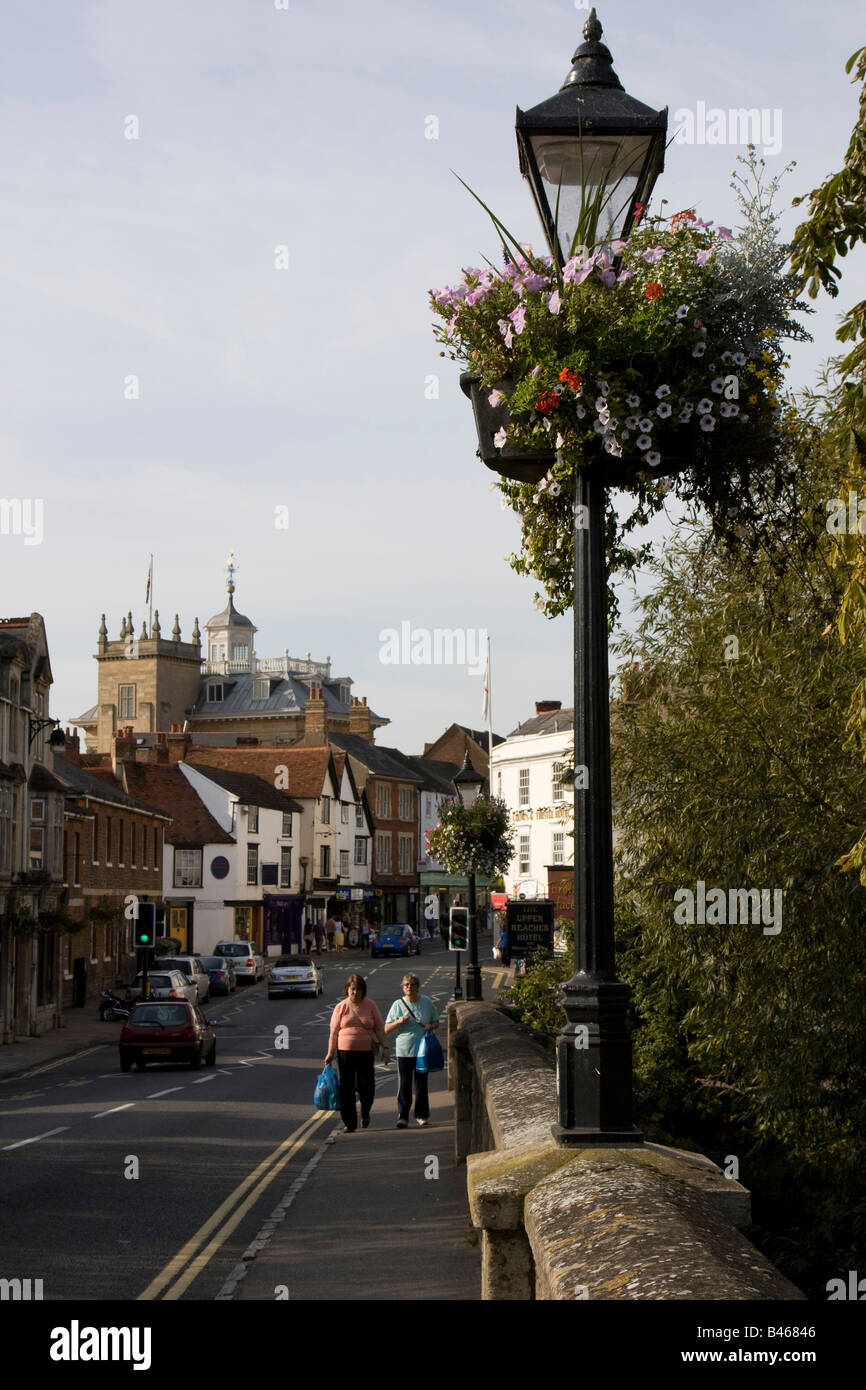 Abingdon town centre oxfordshire england uk gb Stock Photo
