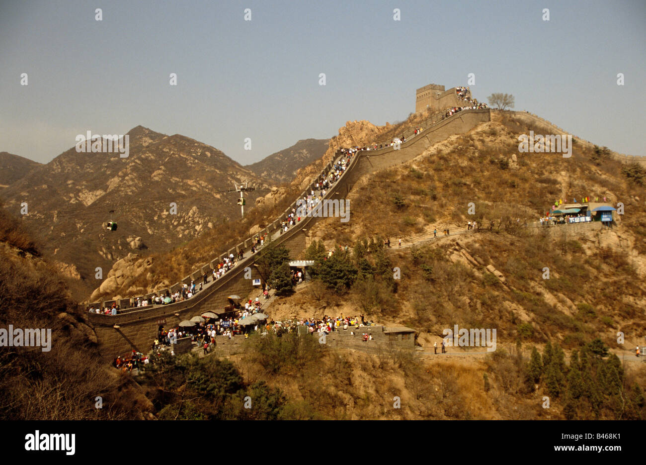 The Great Wall of China is the longest defensive wall structure in the ...