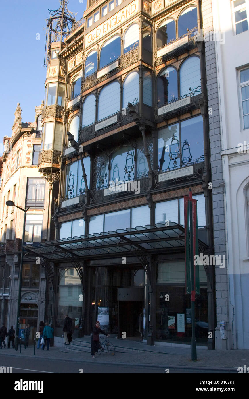 Art Nouveau building housing the 'Musee des Instruments de Musique', 2