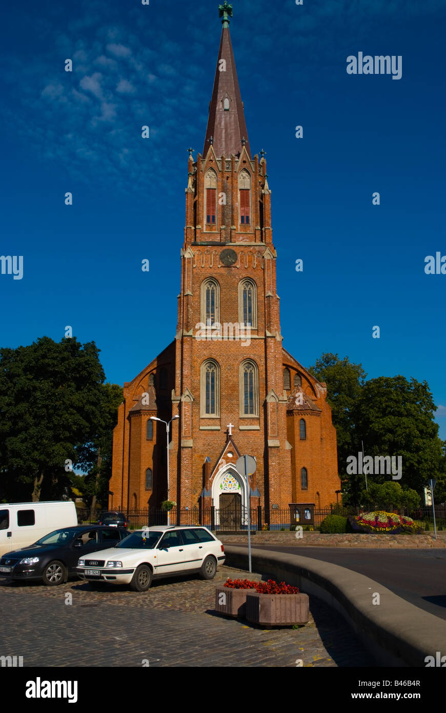 Saint Anna s Church at Kursu square in Liepaja Latvia Europe Stock Photo