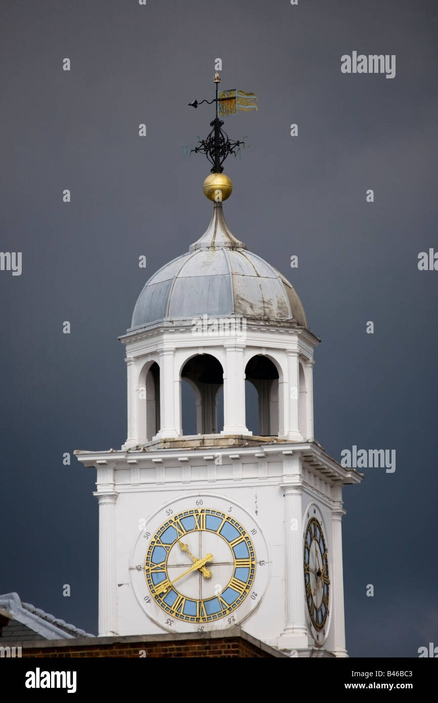 Clock tower at Portsmouth Historic Dockyard, UK Stock Photo Alamy