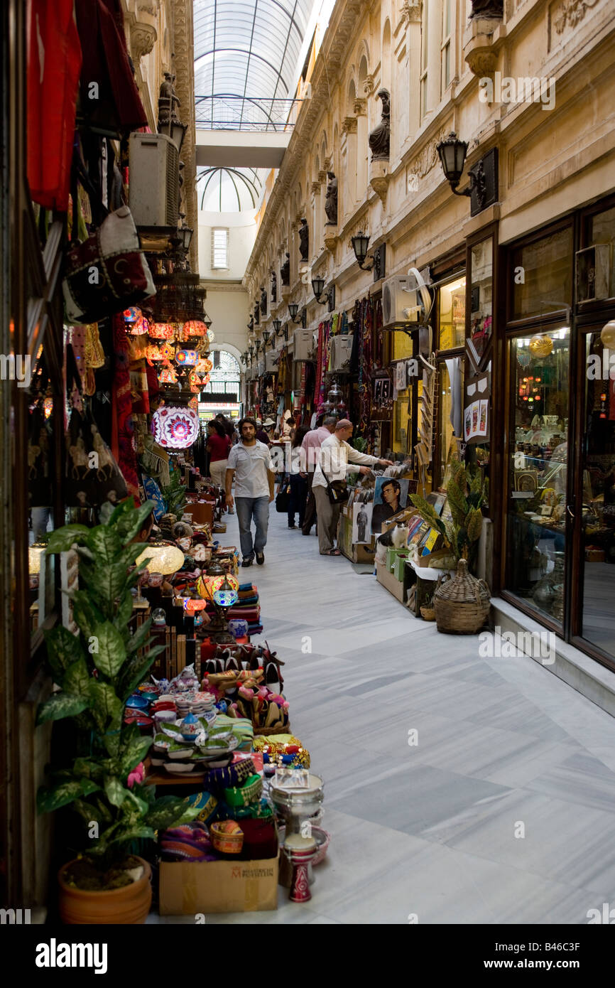 Avrupa Pasaji (European Passage) Beyoglu Istanbul Turkey Stock Photo