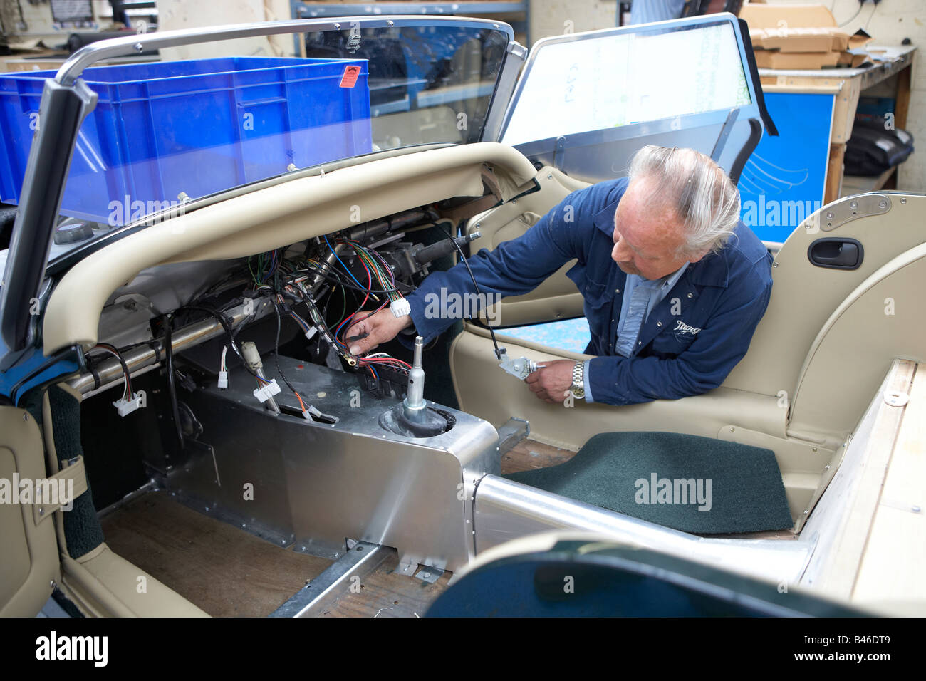 Morgan Cars factory Stock Photo - Alamy