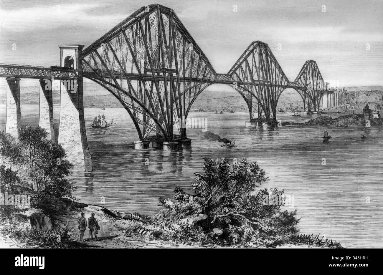 architecture, bridges, Forth Bridge, Scotland, built 1883 1890