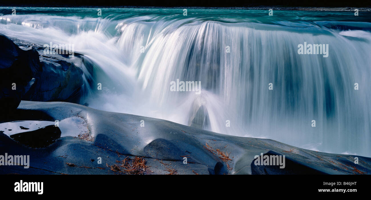 Waterfall, British Columbia, Canada Stock Photo