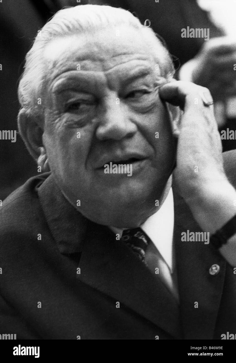 Goppel, Alfons, 1.10.1905 - 24 12.1991, German politician (CSU), Prime Minister of Bavaria 11.12.1962 - 7.11.1978, Portrait, 1973, , Stock Photo