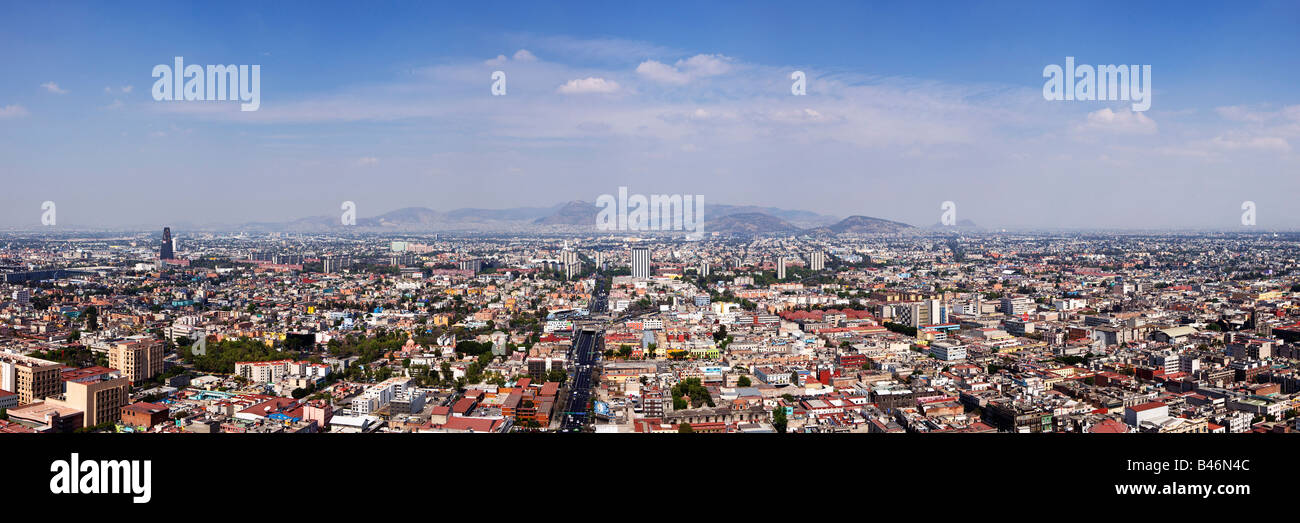 Overview of Mexico City, Mexico Stock Photo