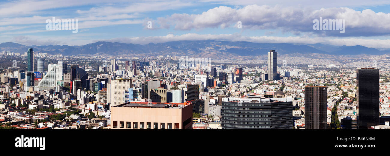 Overview of Mexico City, Mexico Stock Photo