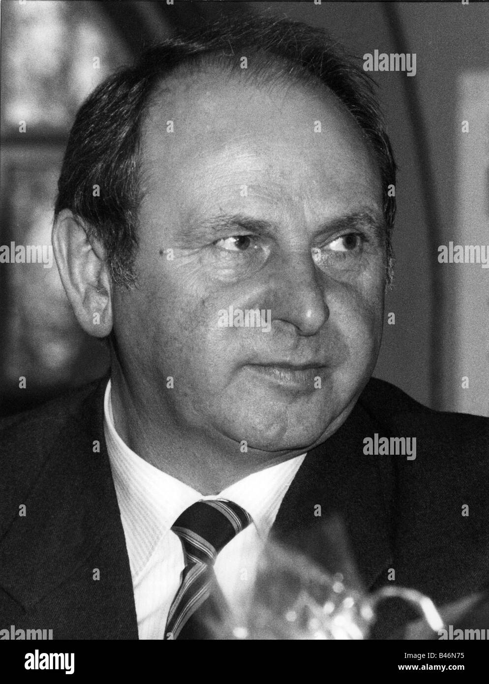Kiesl, Erich, 26.2.1930 - 4.7.2013, German politician (CSU), Lord Mayor of Munich 1978 - 1984, portrait, 1983, Stock Photo