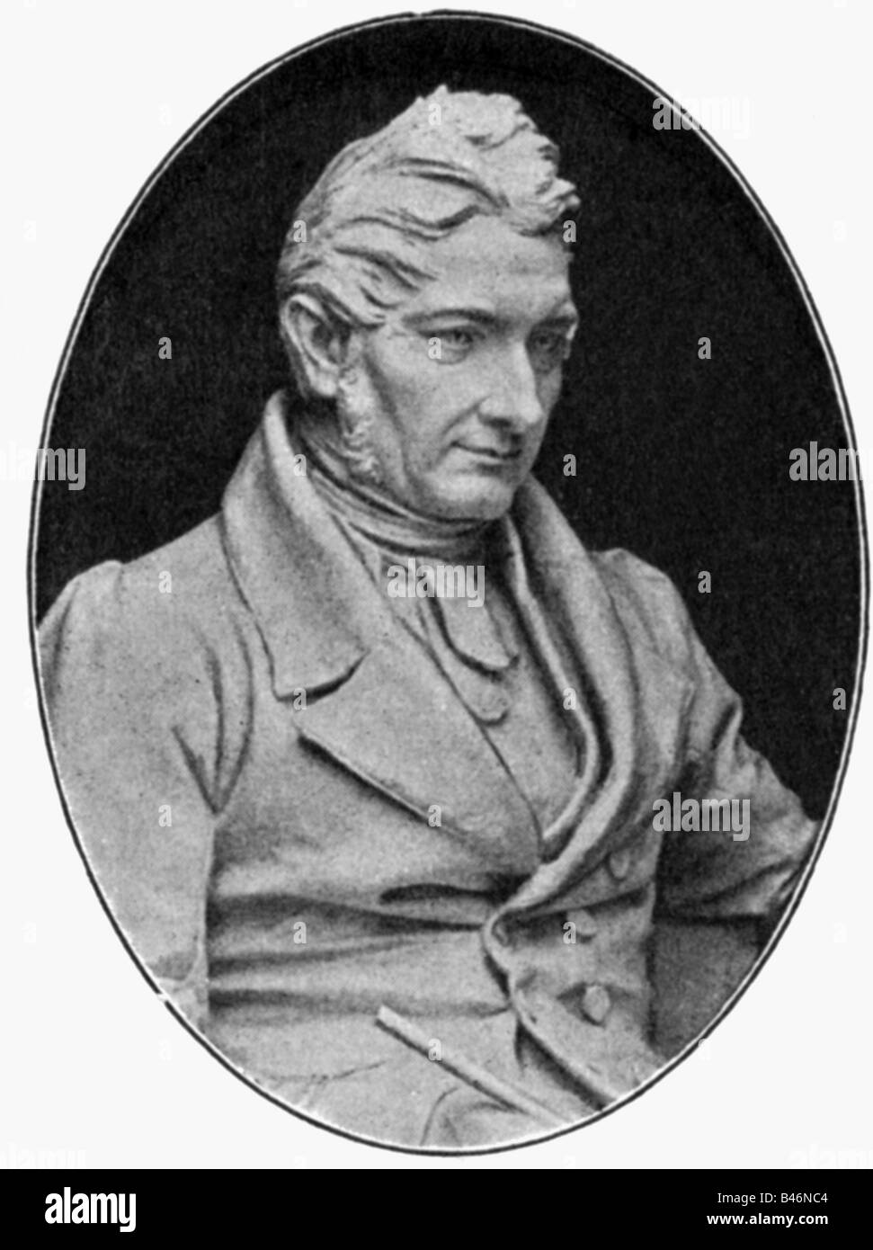 Gabelsberger, Franz Xaver, 9.2.1789 - 4.1.1849, German civil servant, portrait, postcard, circa 1900, , Stock Photo
