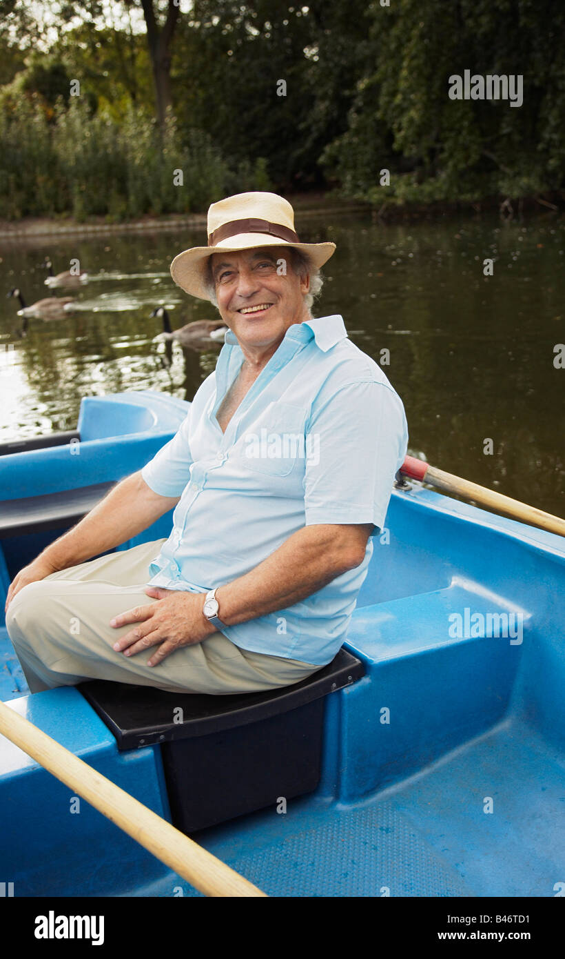 Old Man In Boat High Resolution Stock Photography and Images - Alamy