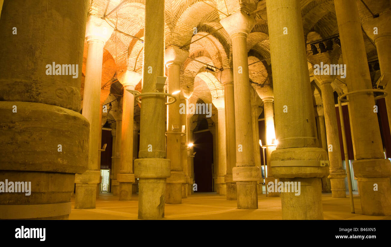 Turkey Istanbul museum of the Basilica Cistern Istanbul Turkey Stock Photo Alamy