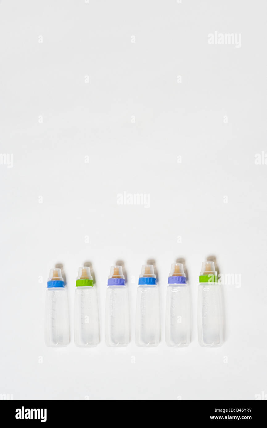 Baby bottles Stock Photo
