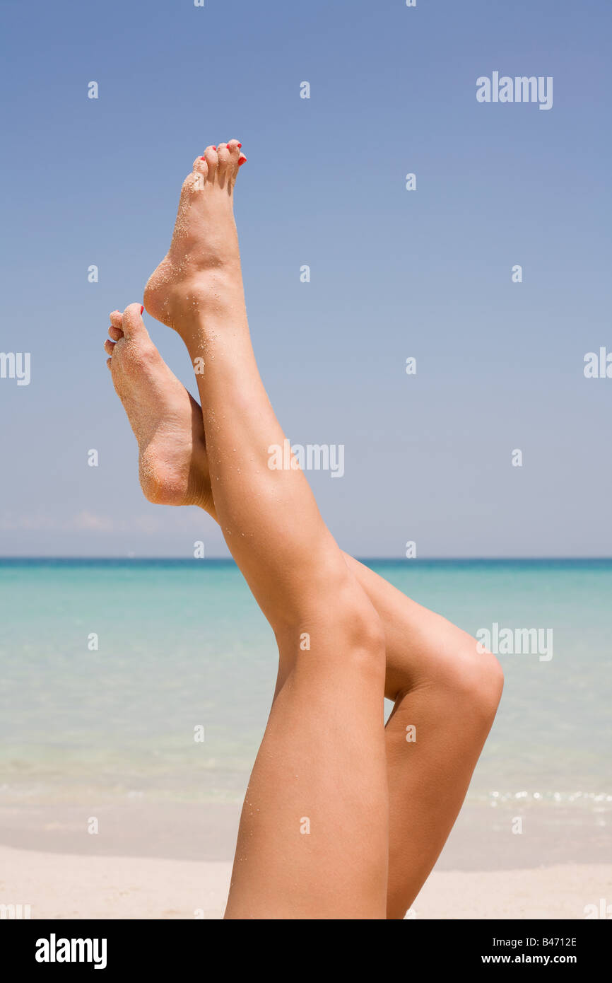 A womans legs Stock Photo