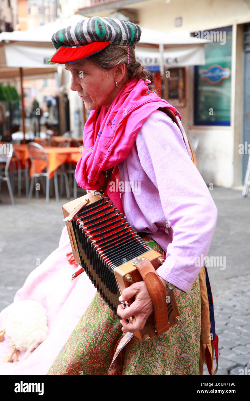 Woman playing accordion hires stock photography and images Alamy
