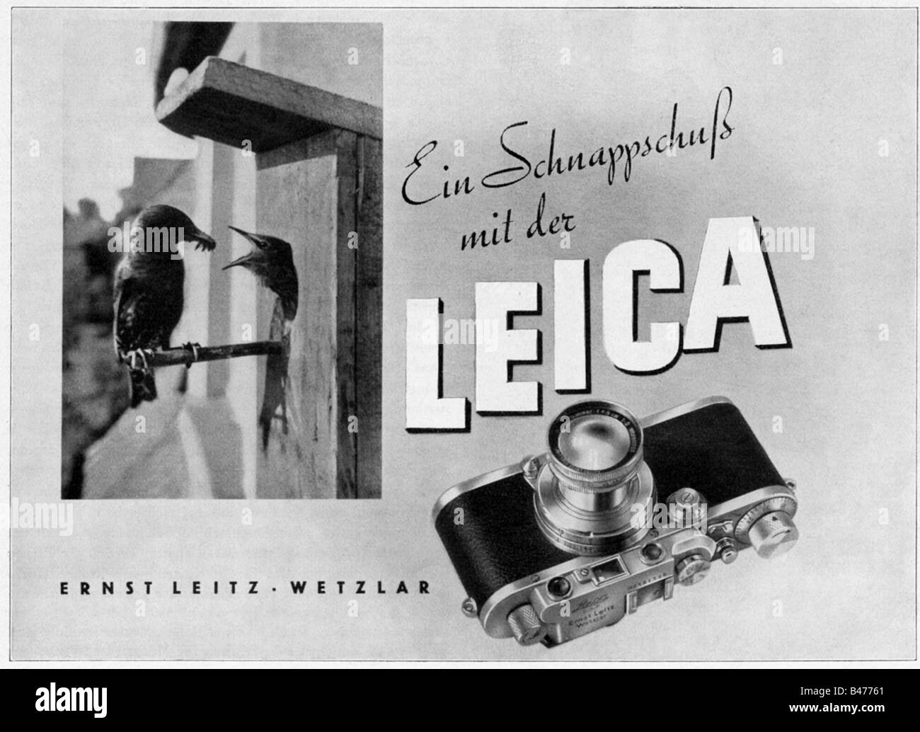 advertising, photography, cameras, Leica, advert, 'Atlantis', April, 1937,  , Stock Photo