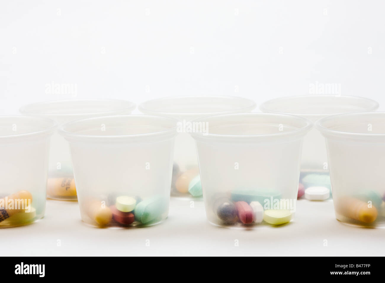Tablets in containers Stock Photo Alamy