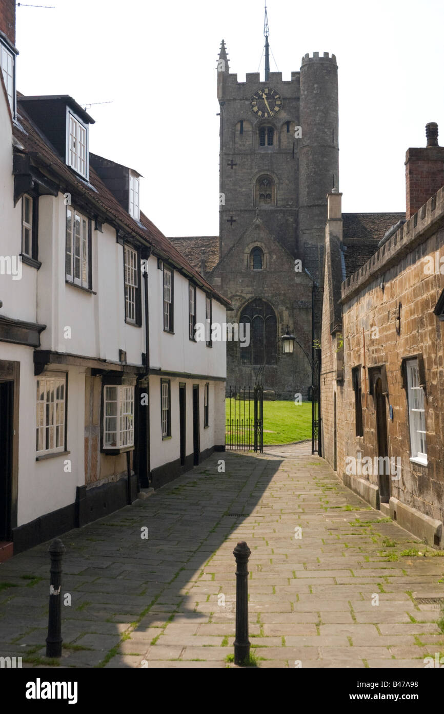 British town centre europe european uk devizes wiltshire hi-res stock ...