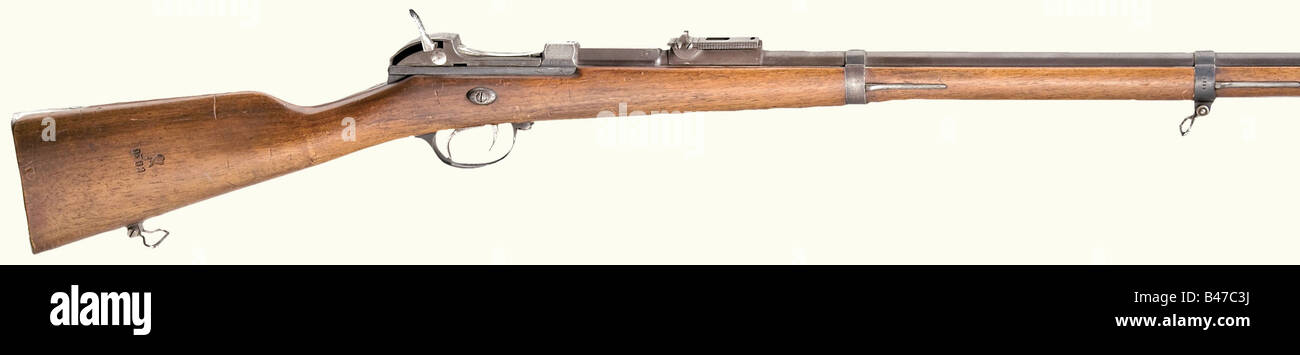 Werder rifle new style (M/69 n.M.), calibre 11 mm, no. 9562. Matching
