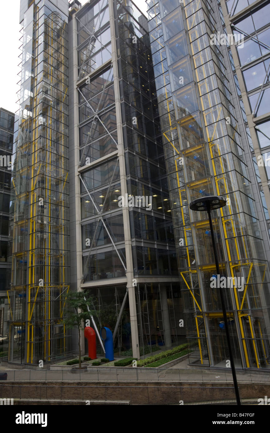 Modern glass and metal building '88 London Wall' London UK Stock Photo