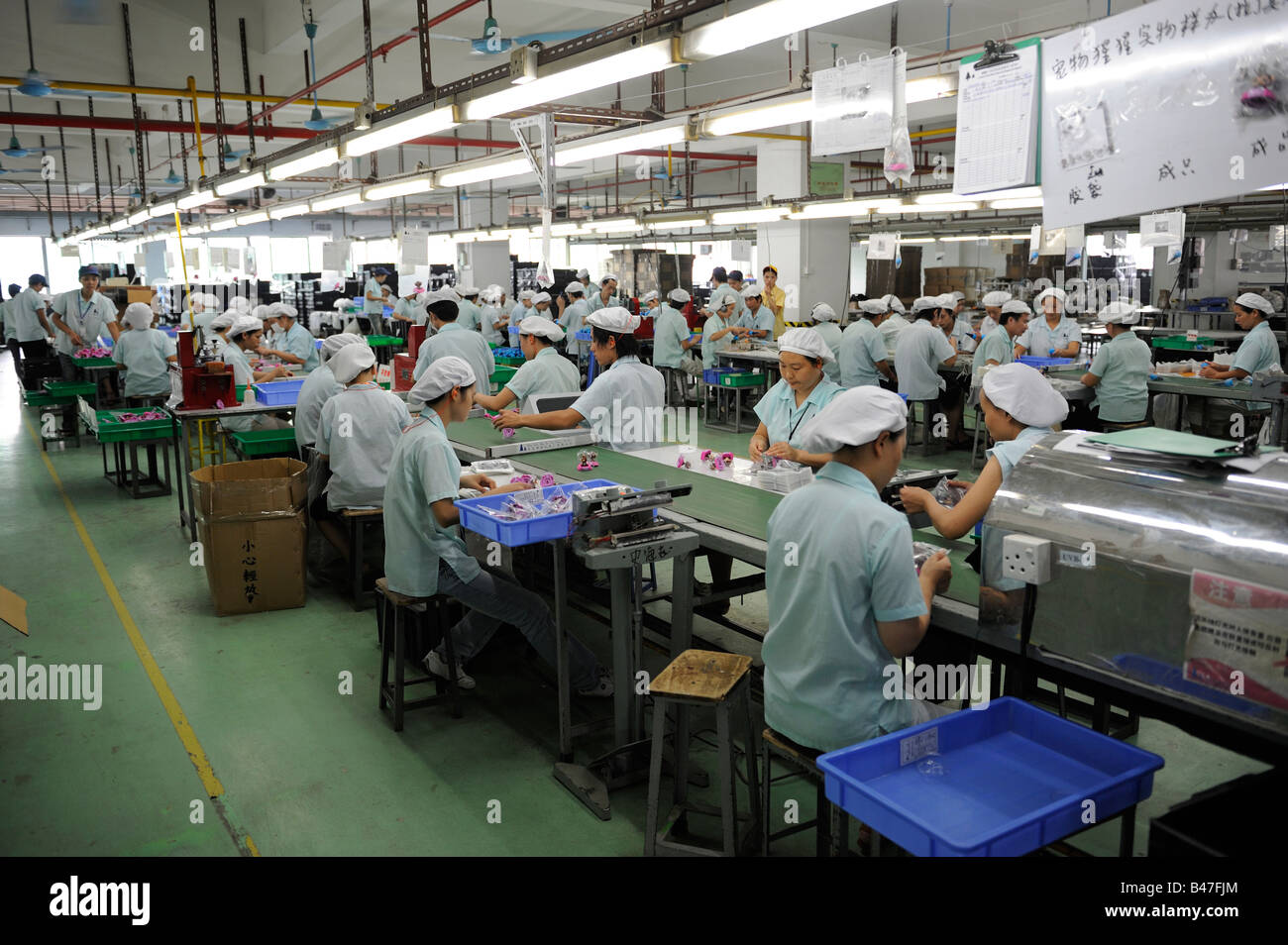 A factory manufactures Mcdonald's Toys in Dongguan, Guangdong, China