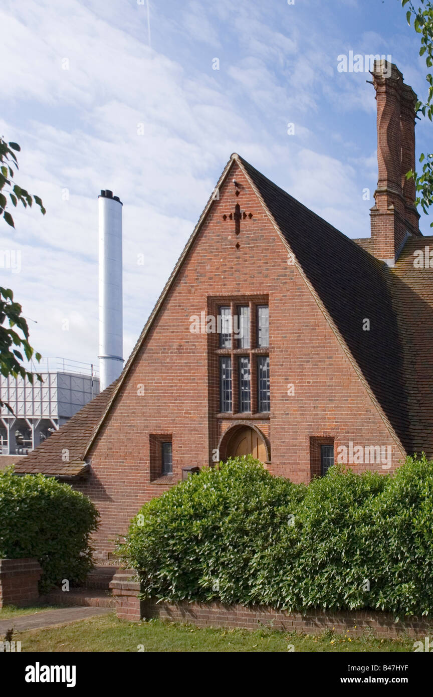 Lutyens Brick Yard Office Preserved Within Modern Industrial Estate