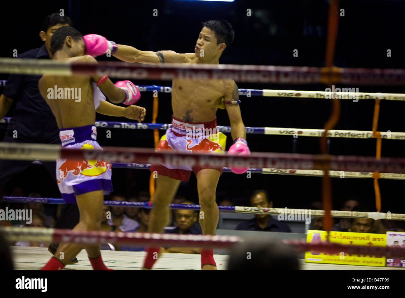 Thai Boxing Lumpinee Stadium Bangkok Thailand Stock Photo