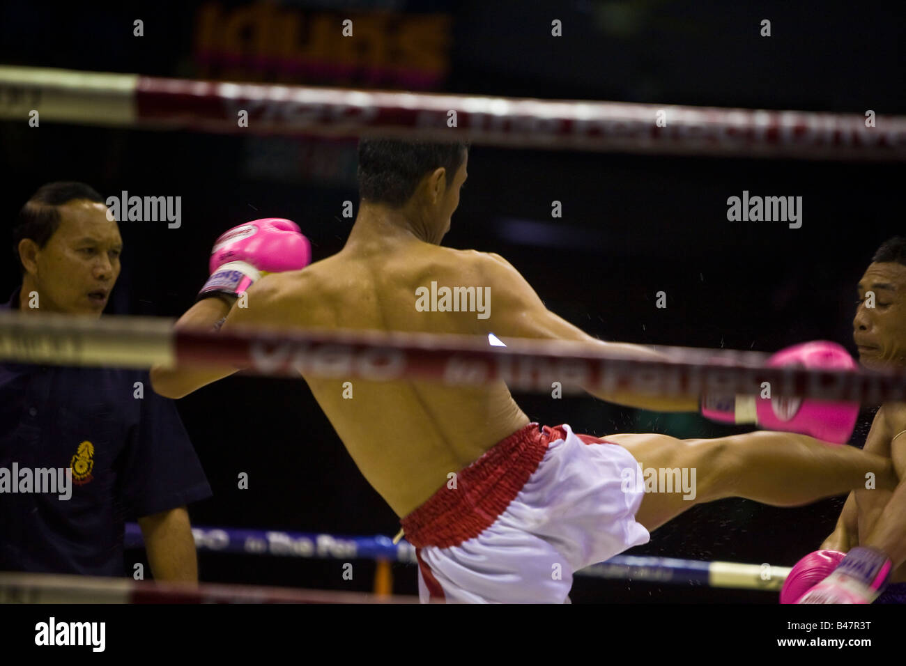 Thai Boxing Lumpinee Stadium Bangkok Thailand Stock Photo
