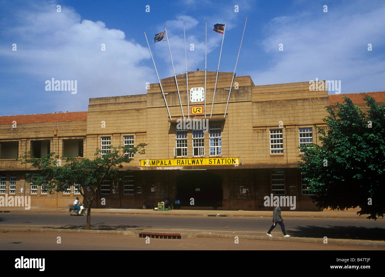 Railway station the oldest building in Kampala, Uganda, Africa Stock
