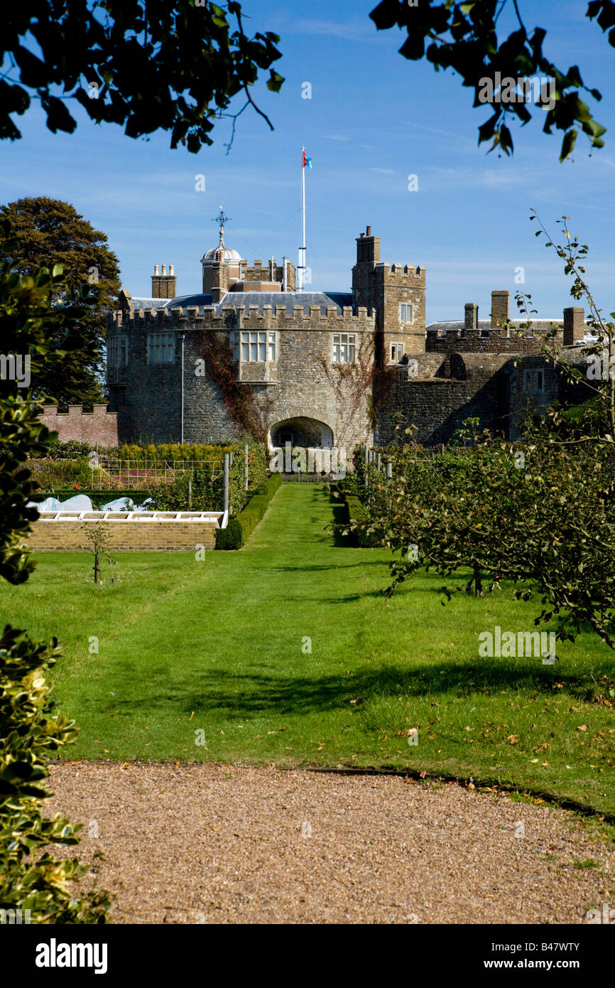 Walmer Castle Deal Kent Stock Photo
