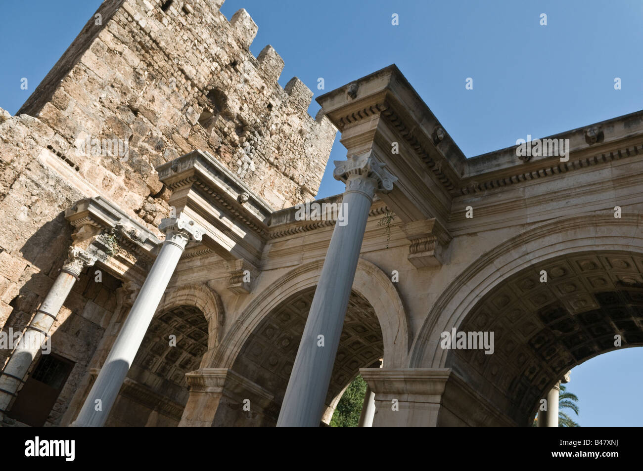 Hadrians Gate Antalya Turkey Stock Photo - Alamy
