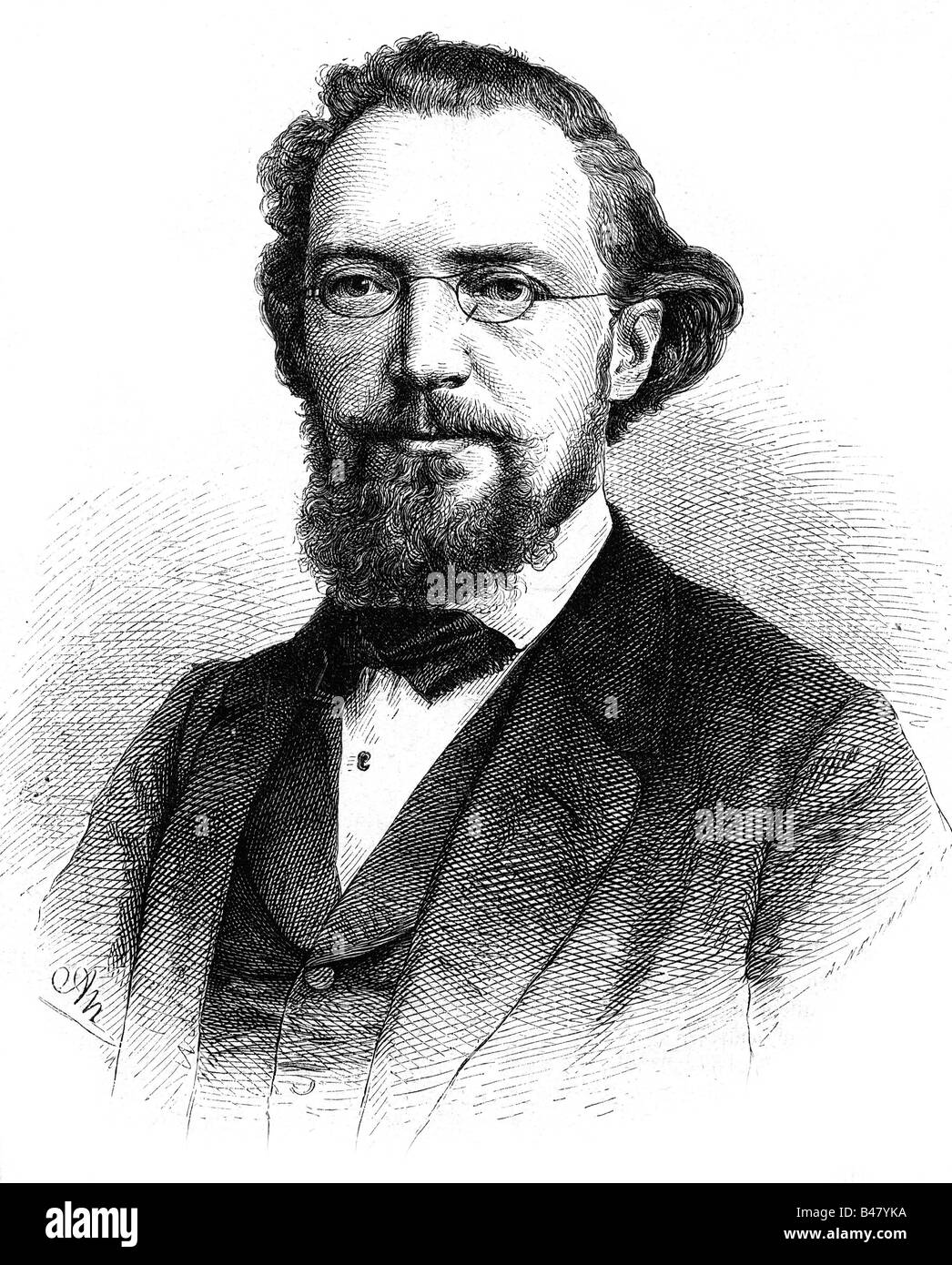 Genee, Henry Rudolph, 12.12.1824 - 19.1.1914, German author, , Stock Photo