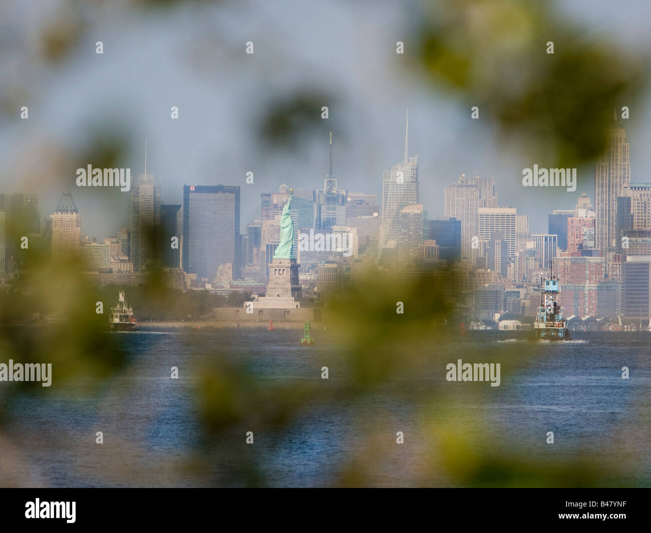 Statue of Liberty as seen from Staten Island Stock Photo Alamy