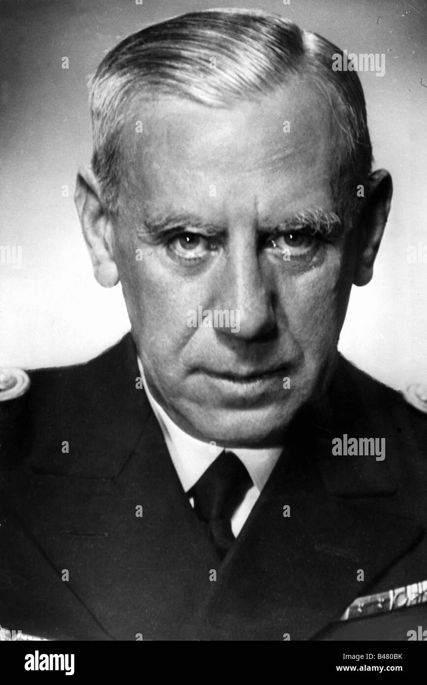 Canaris, Wilhelm, 1.1.1887 - 9.4.1945, German Admiral, Chief of Military Intelligence Service 1935 - 1944, portrait, circa 1940, , Stock Photo
