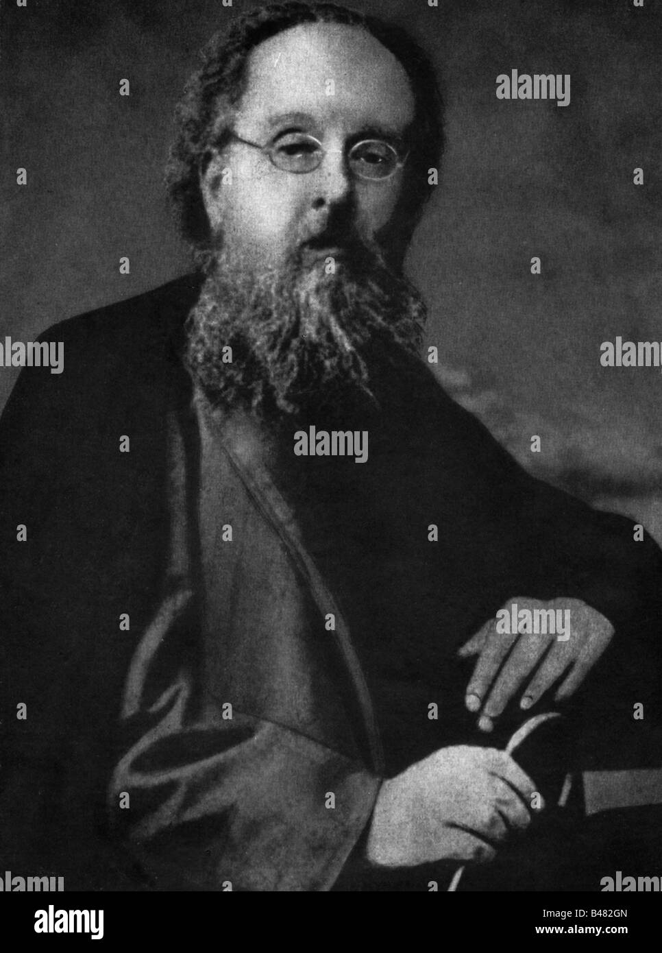 Tsiolkovsky, Konstantin Eduardovich, 17.9.1857 - 19.9.1935, Russian scientist (physicist, mathematician), half length, photo, Stock Photo