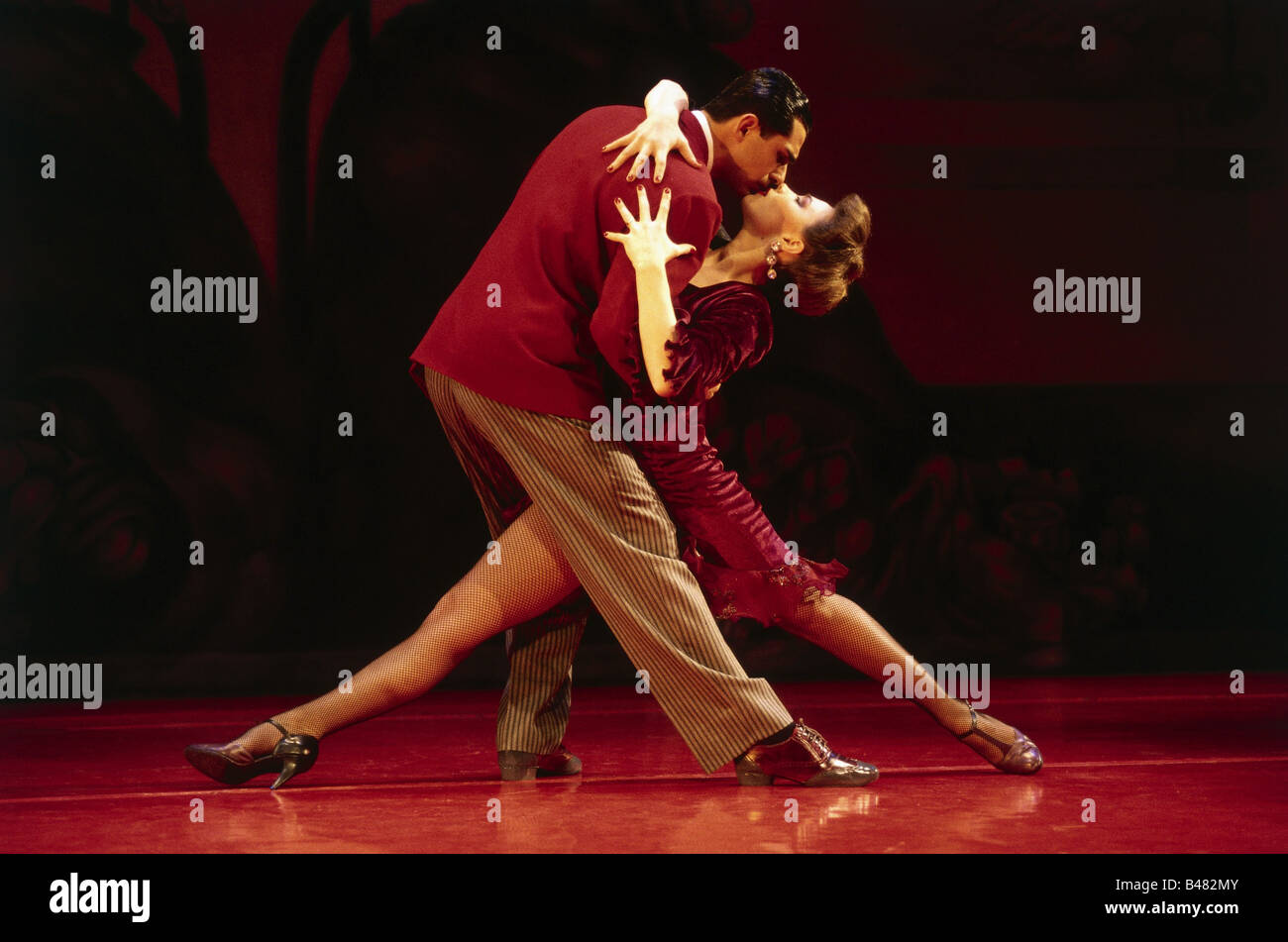 dancing, Tango, 'Tango Passion' Sexteto Mayor, Deutsches Theater, Munich, 10.11.1993, dancing, couple, Stock Photo