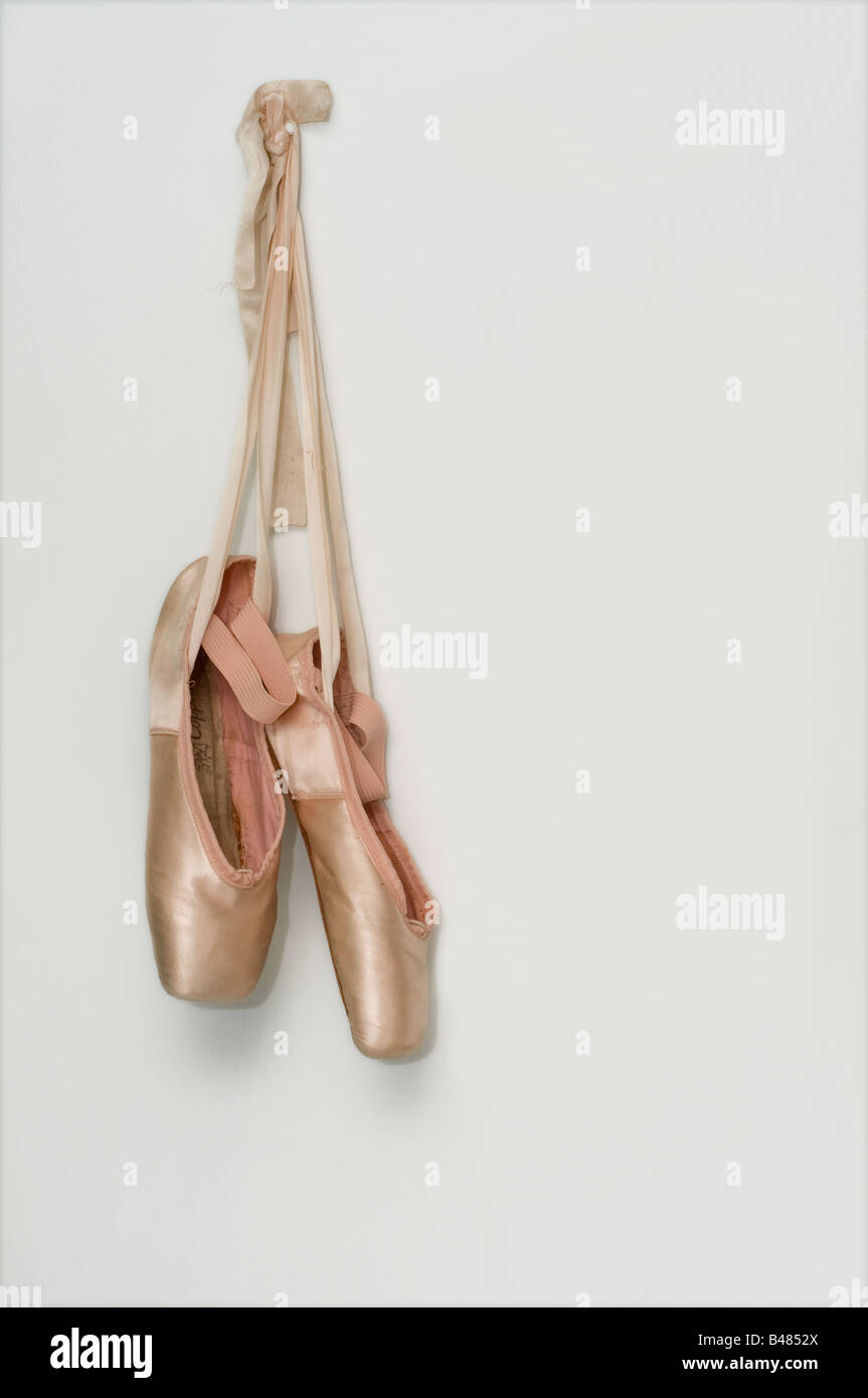Worn and well used Ballet shoes Stock Photo Alamy