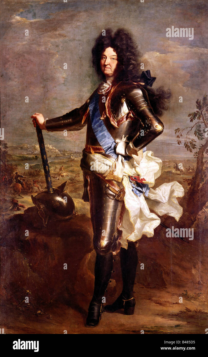 Louis XIV, 5.9.1638 - 1.9.1715, King of France 14.5.1643 - 1.9.1715 Stock Photo: 19848897 - Alamy