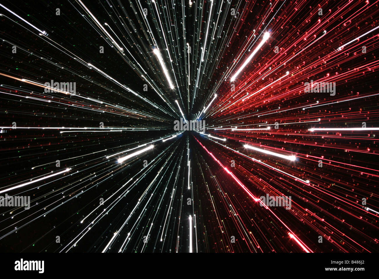 black and red abstract light patterns Stock Photo - Alamy