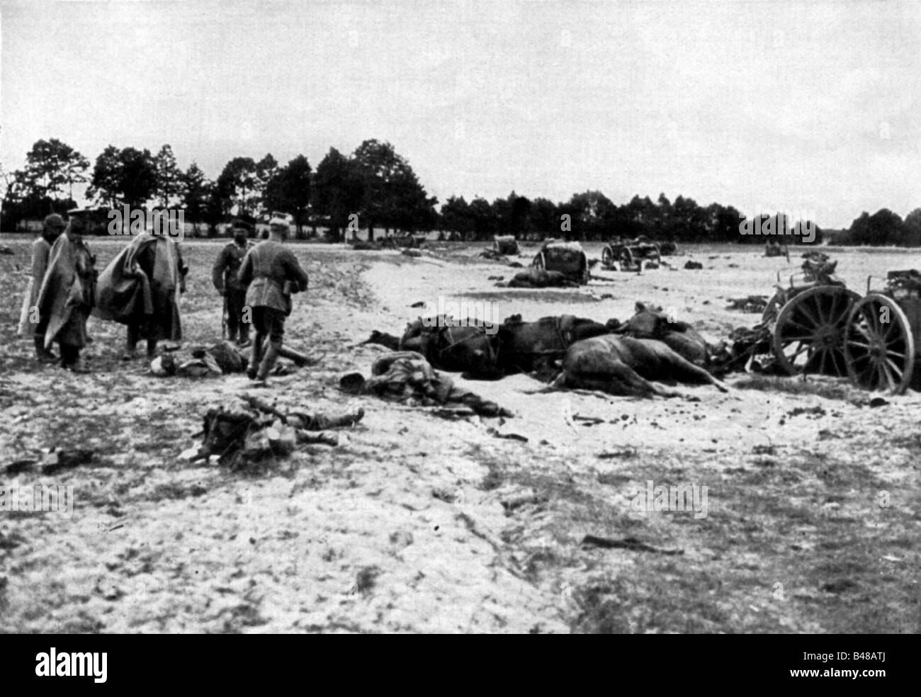 events, First World War / WWI, Eastern Front, Battle of Tannenberg 26.- 30.8.1914, Stock Photo