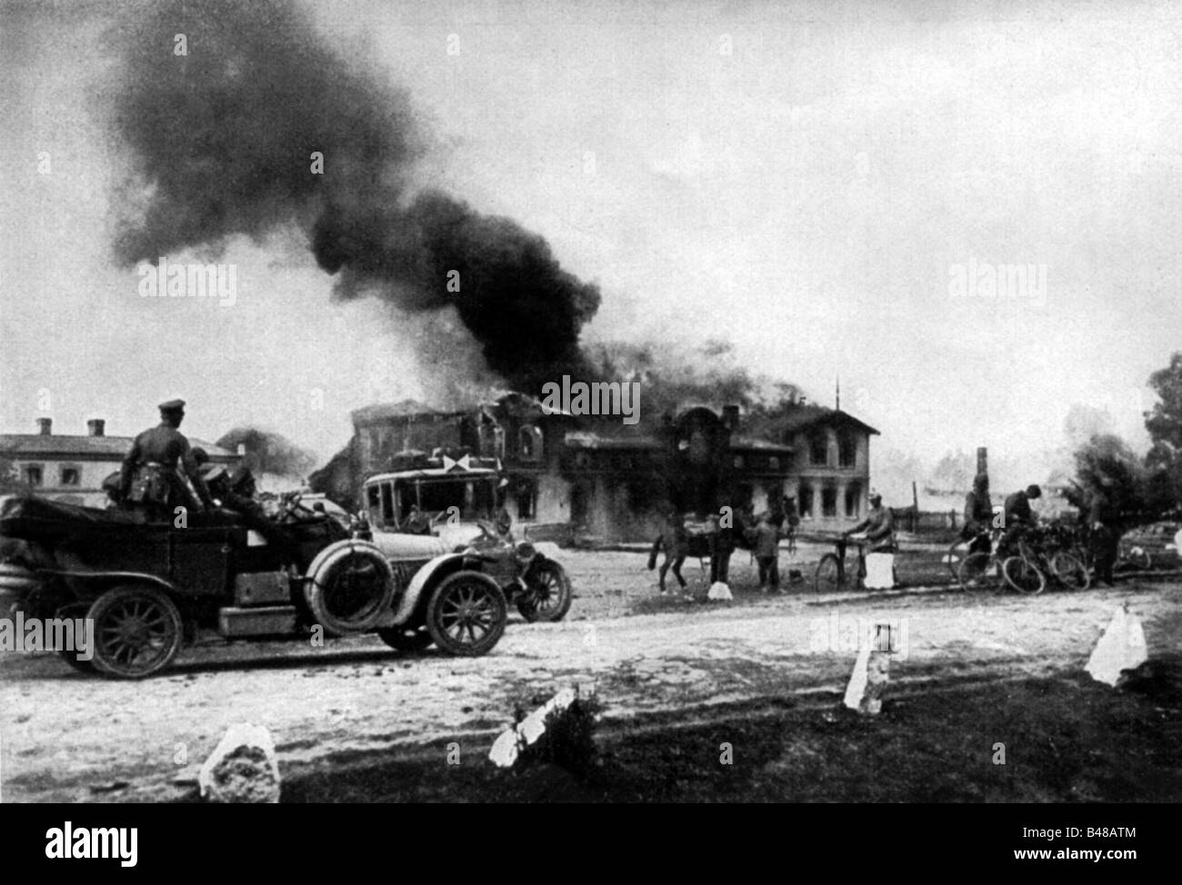 events, First World War / WWI, Eastern Front, Battle of Tannenberg 26.- 30.8.1914, Stock Photo