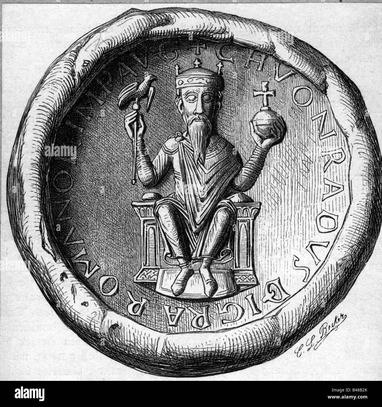 Conrad II, circa 990 4.6.1039, Holy Roman Emperor 26.3.1027 4.6.