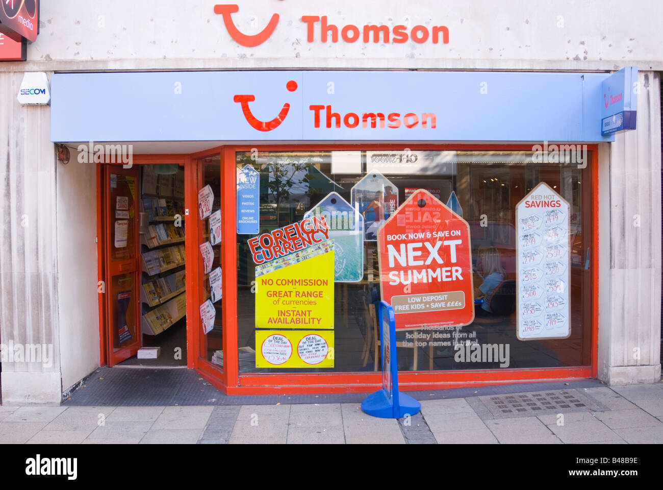 Thomson the Travel Agents in Norwich,Norfolk,Uk Stock Photo