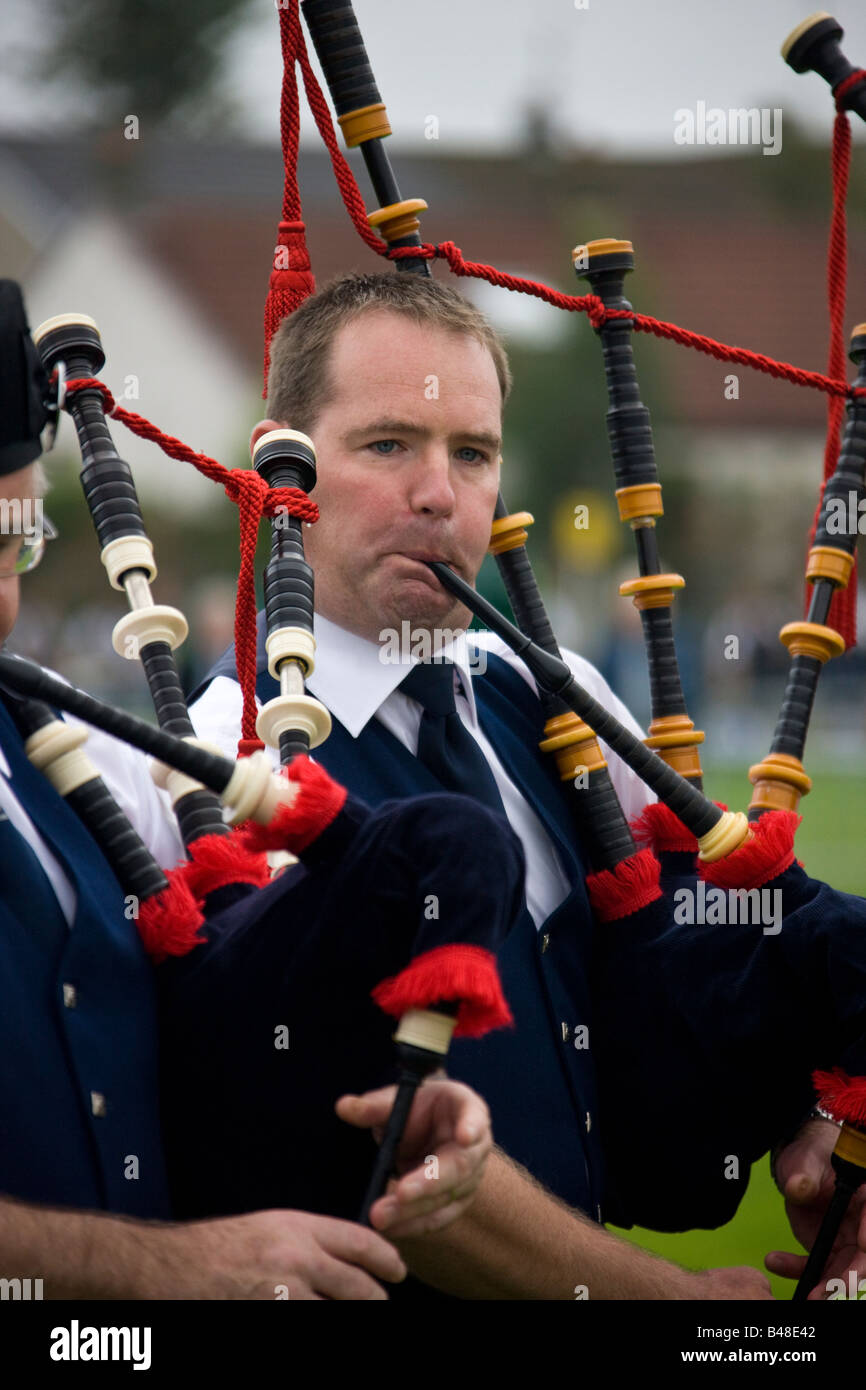 Pipers at the Cowal Gathering in Dunoon in Scotland Stock Photo Alamy