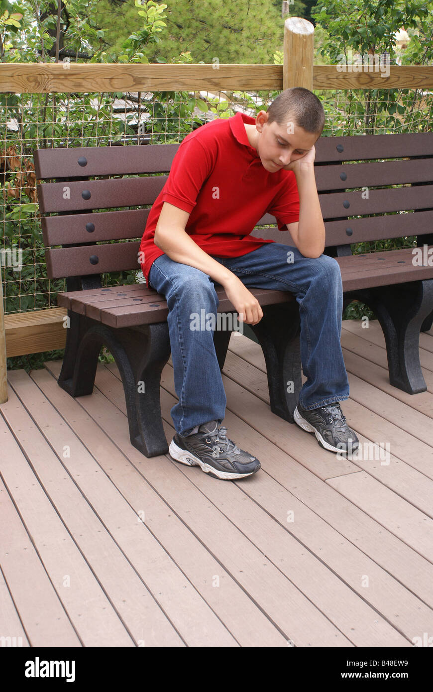 Dejected man looks down hi-res stock photography and images - Alamy