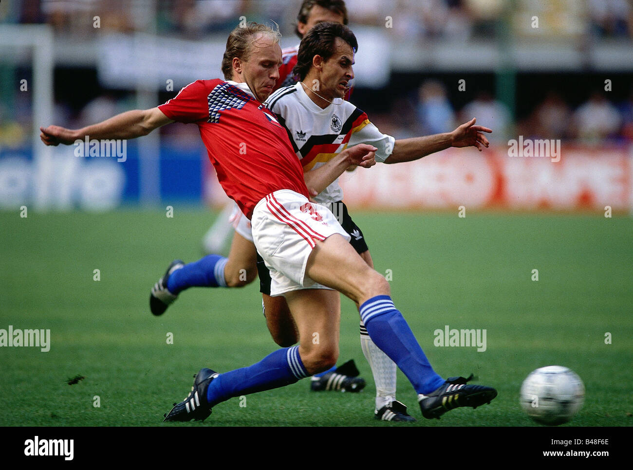 Sport, football, world championship, Germany versus Czechoslovakia, (1