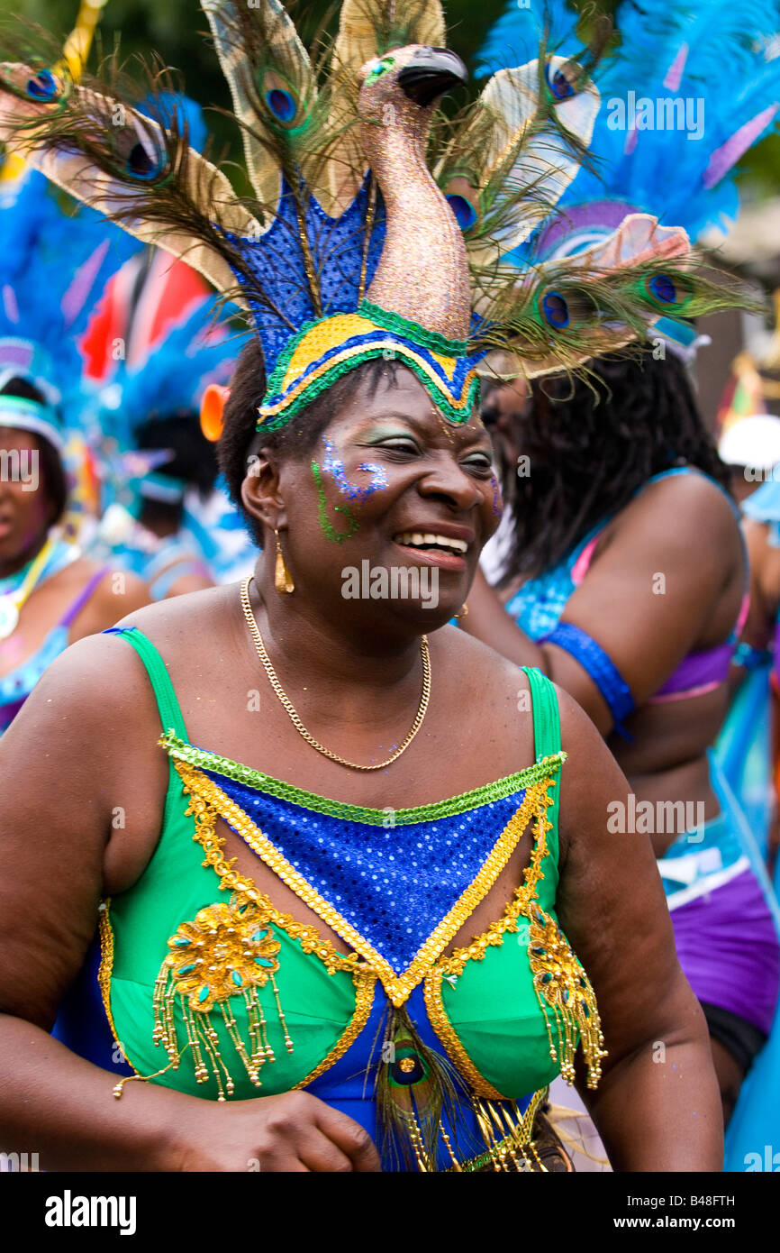 Notting hill carnival women portrait hi-res stock photography and ...