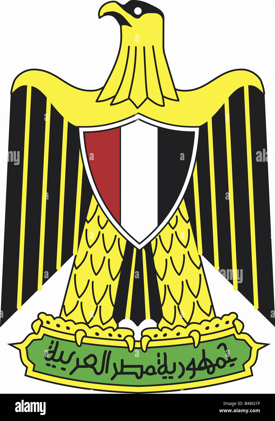 heraldry, coat of arms, Egypt, , Additional-Rights-Clearance-Info-Not-Available Stock Photo