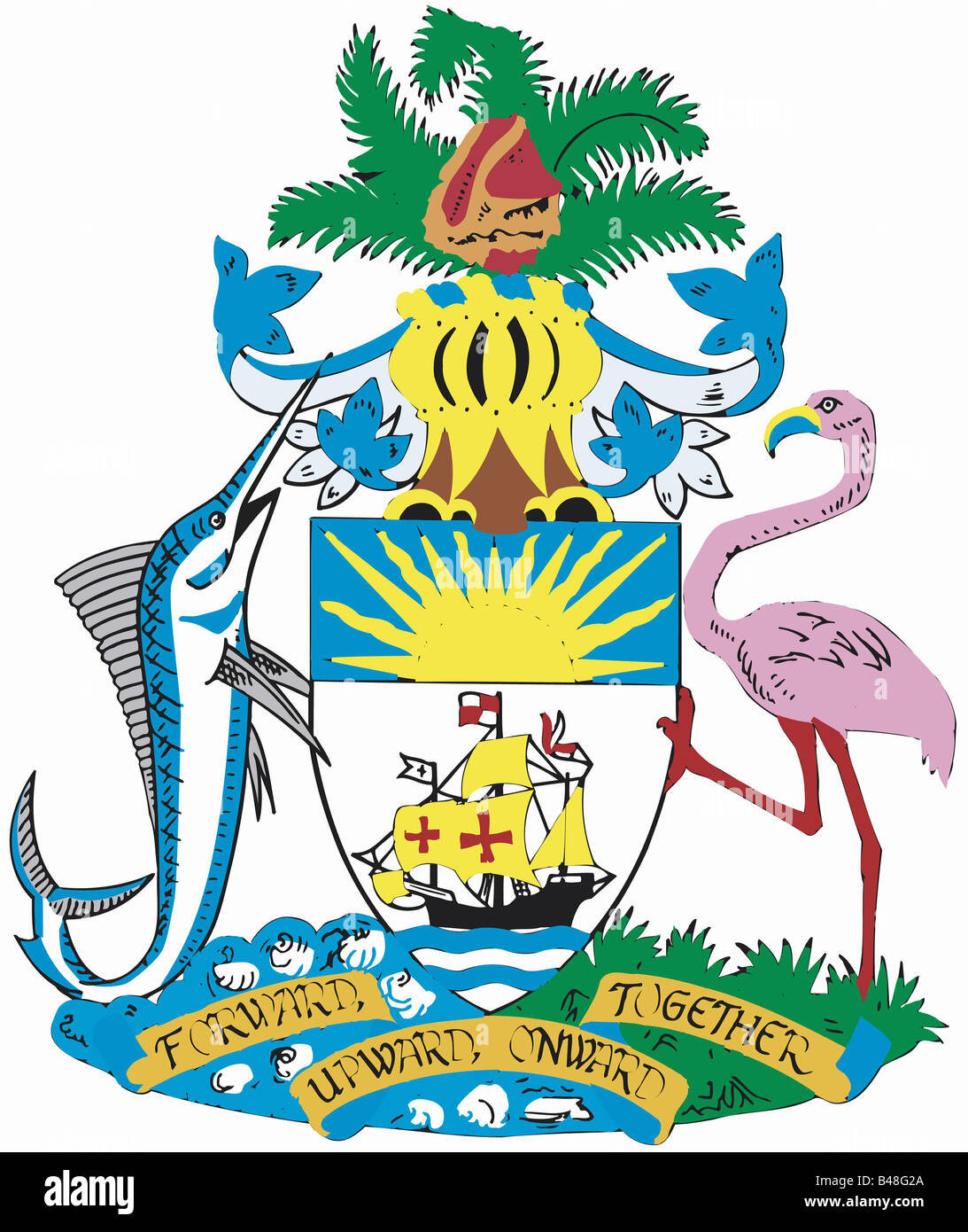 National arms of the bahamas hires stock photography and images Alamy
